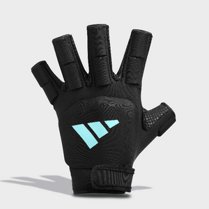 Adidas OD Hockey Glove Black/Aqua - one sports warehouse