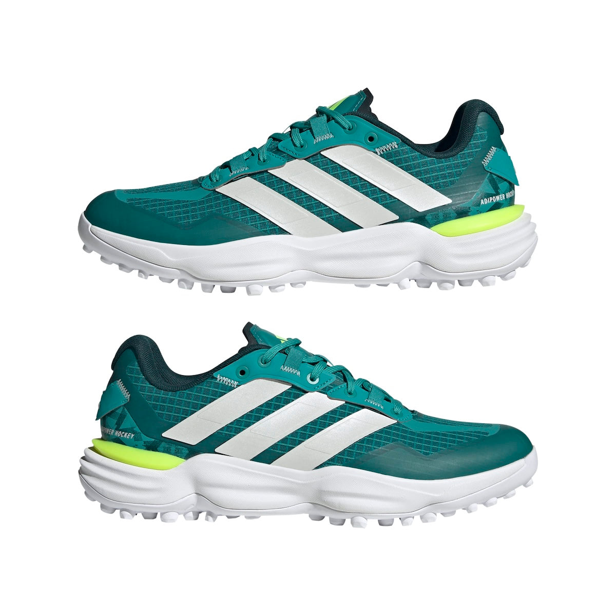 Adidas Adipower Hockey 3 Green Shoe 25/26 | ONE Sports Warehouse Adidas Adipower Hockey 3 Green Shoe 25/26 | ONE Sports Warehouse