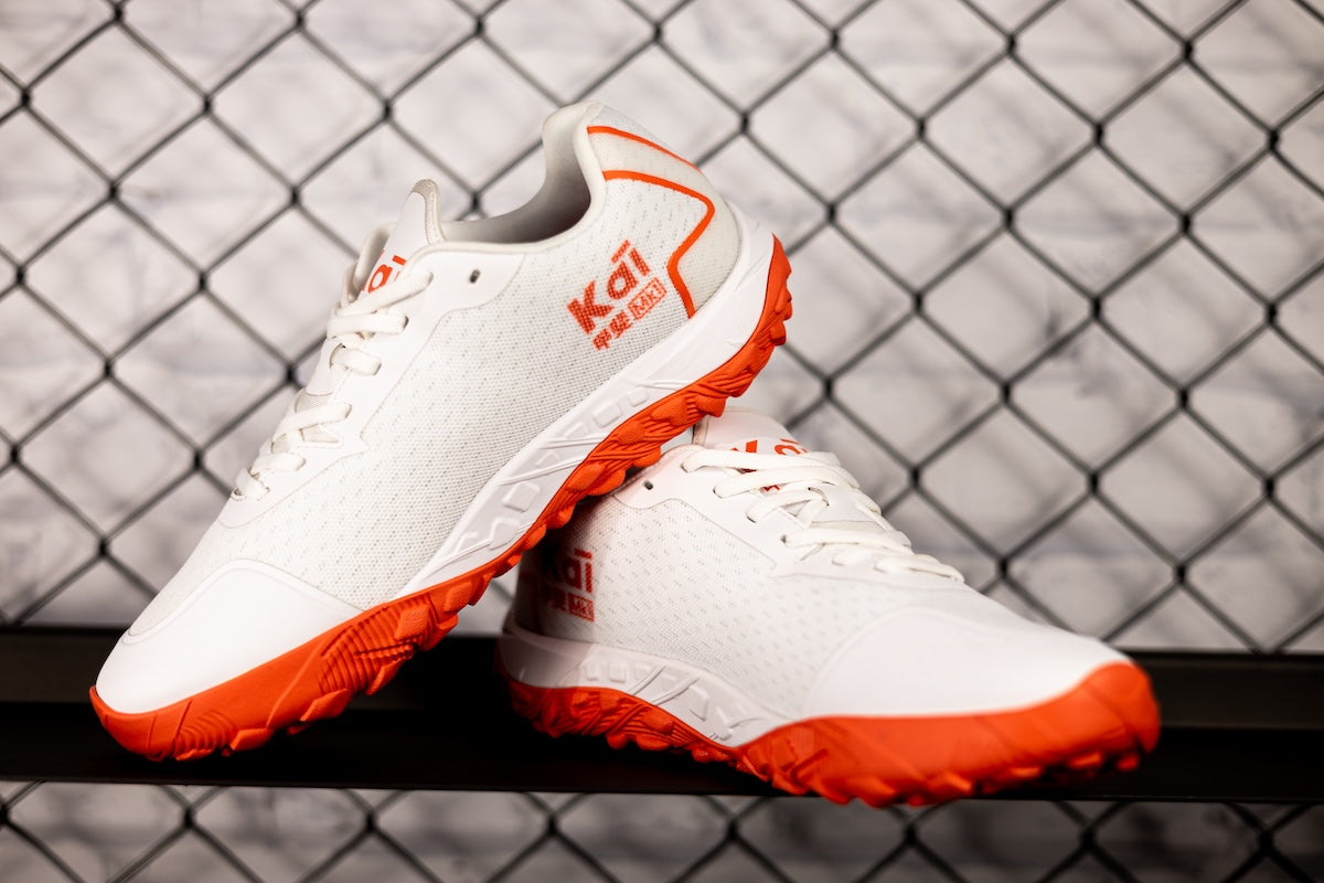 Osaka KAI MK1 Pro Tour White/Neon Flare Hockey Shoe 25/26 | ONE Sports Warehouse