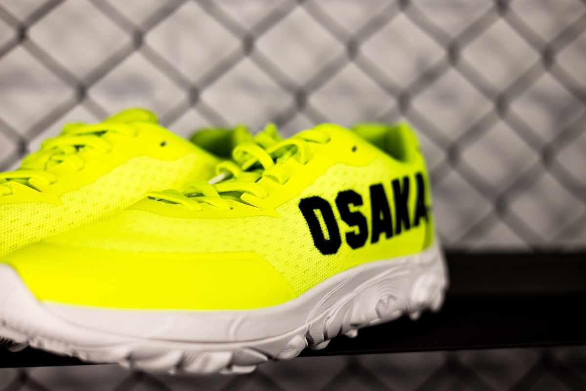 Osaka KAI MK1 Pro Tour Fluorescent Lime Hockey Shoe 25/26 | ONE Sports Warehouse