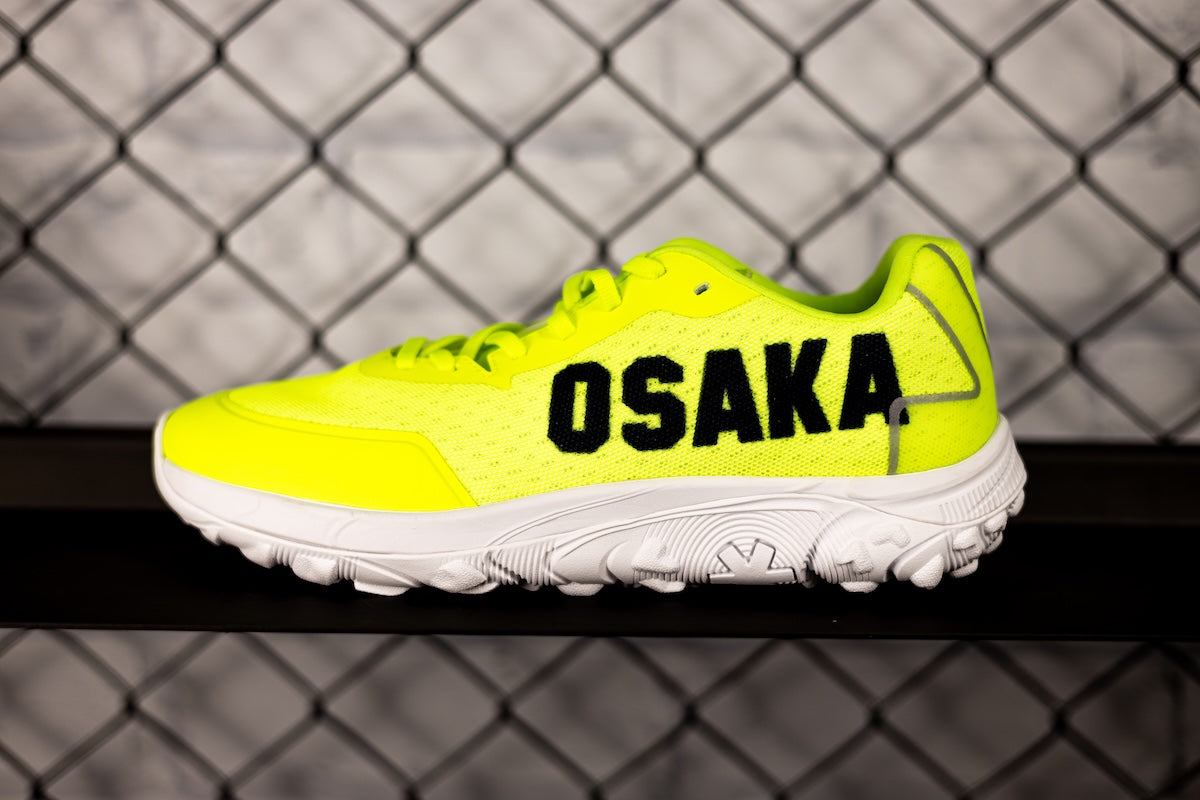 Osaka KAI MK1 Pro Tour Fluorescent Lime Hockey Shoe 25/26 | ONE Sports Warehouse