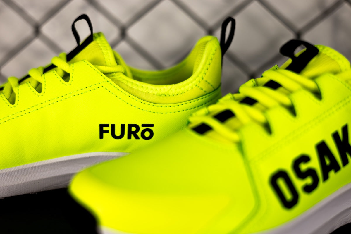 Osaka Furo Play Fluorescent Lime Hockey Shoe 25/26 | ONE Sports Warehouse