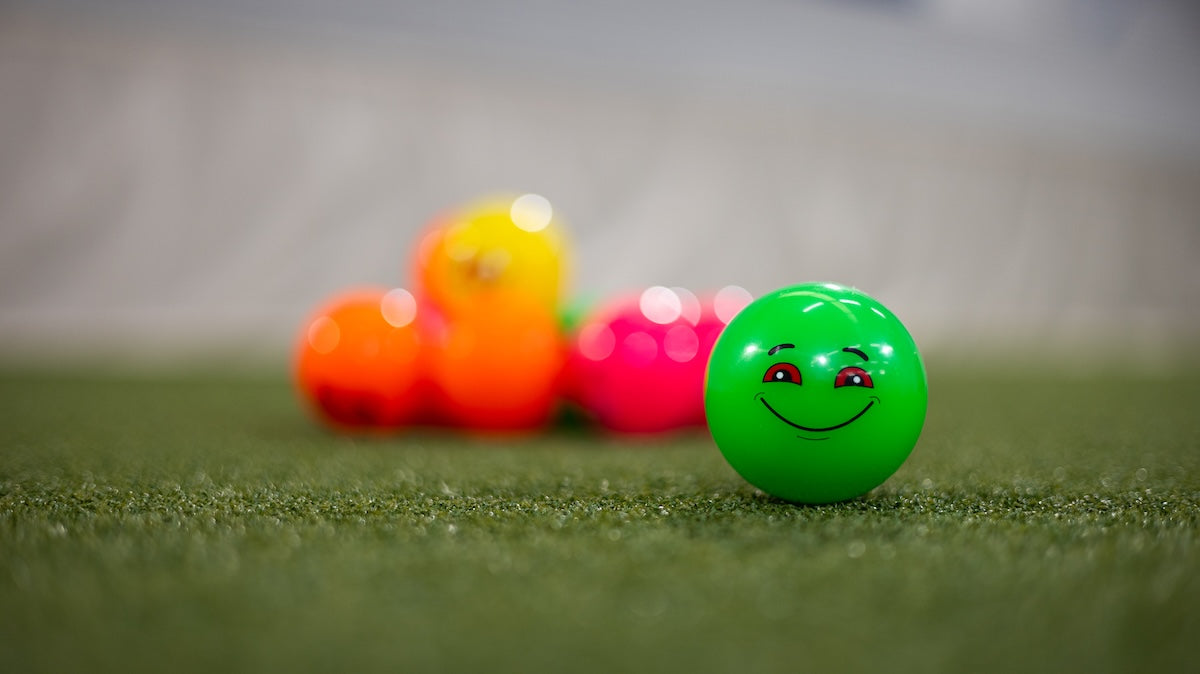 Mercian Soft Emoji Ball Green Smiling | ONE Sports Warehouse