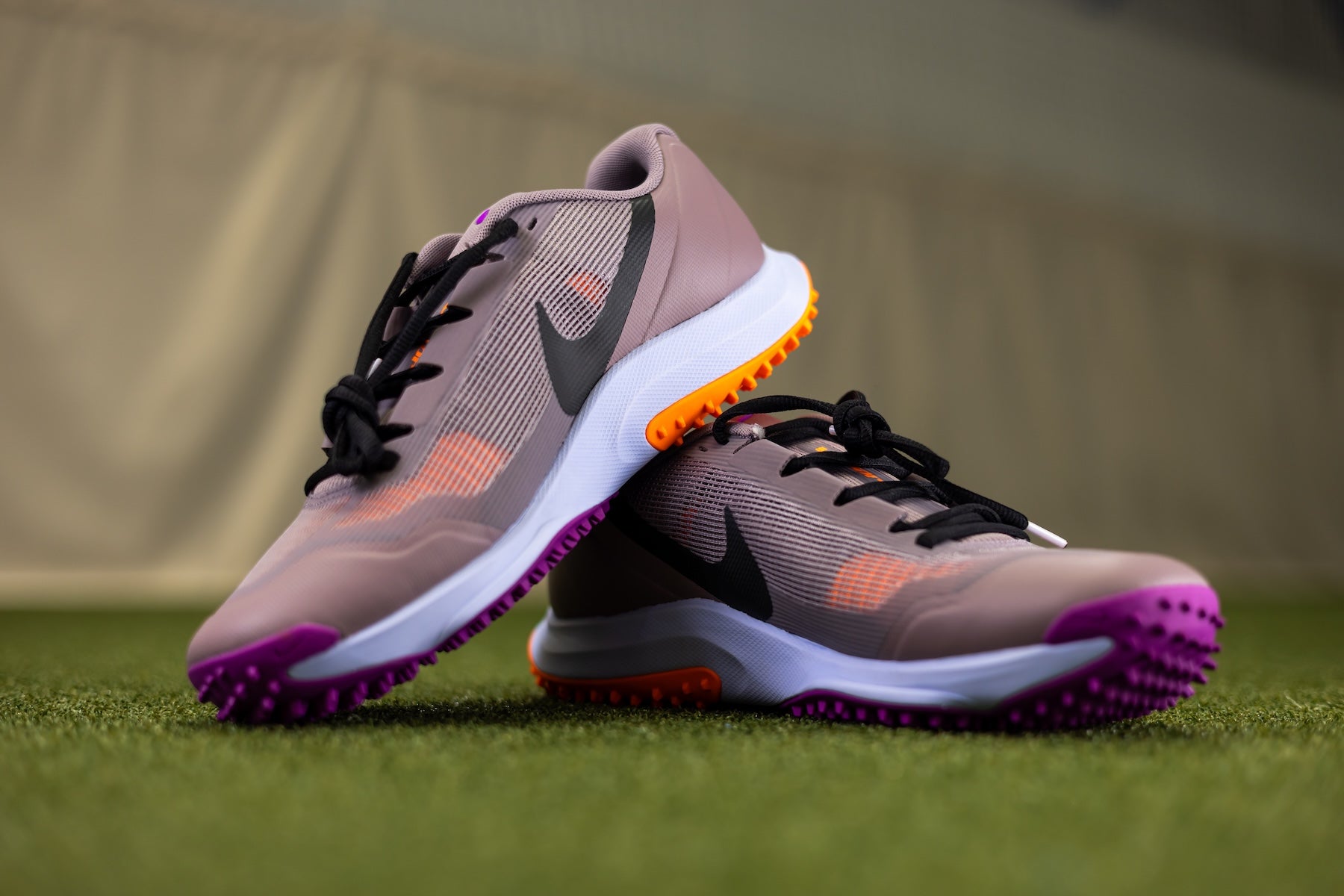 Nike Vapor Drive 2 Hockey Shoe Purple Smoke/Total Orange/Vivid Purple | ONE Sports Warehouse