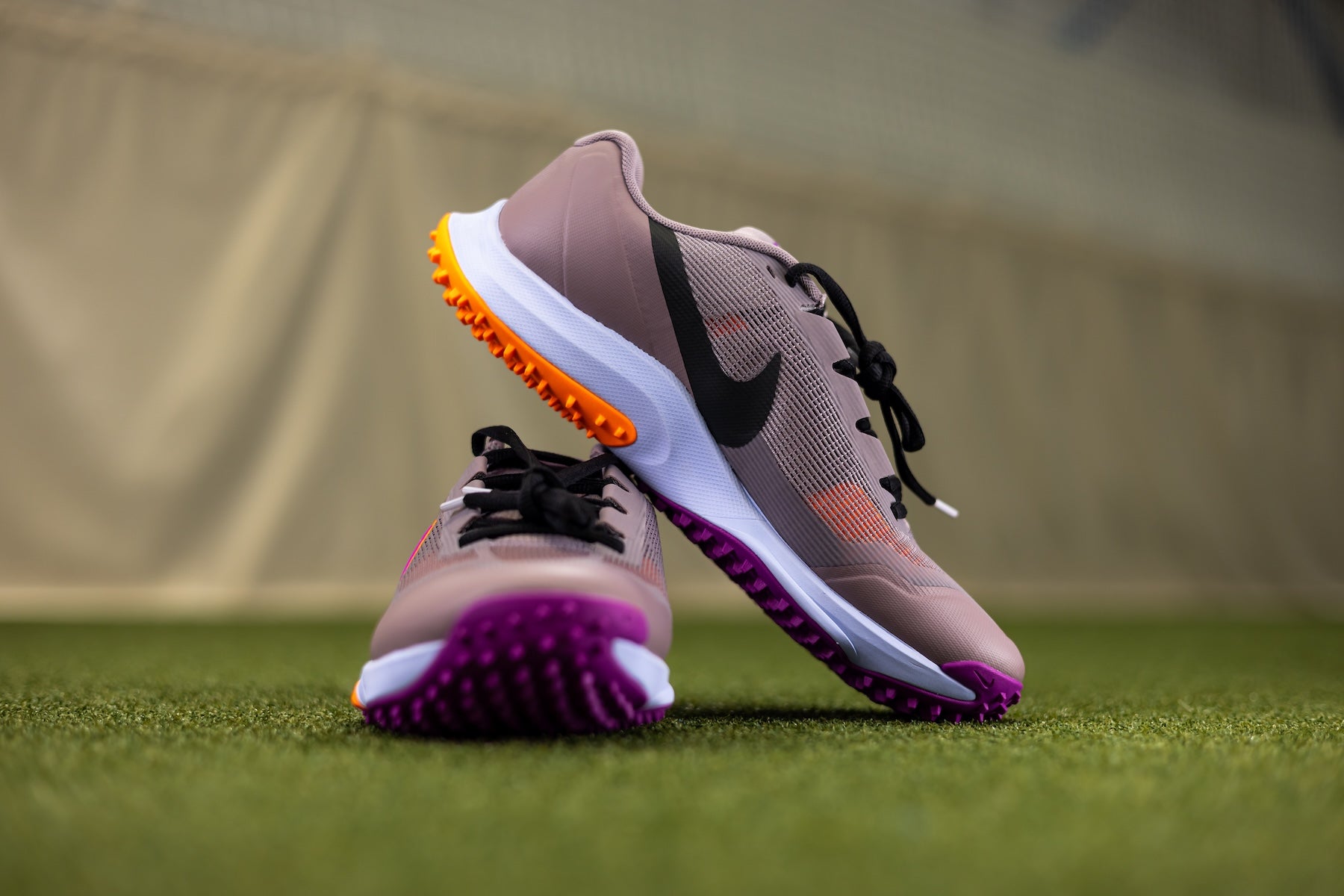 Nike Vapor Drive 2 Hockey Shoe Purple Smoke/Total Orange/Vivid Purple | ONE Sports Warehouse