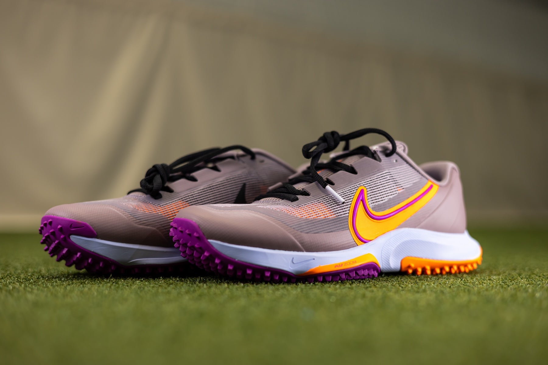 Nike Vapor Drive 2 Hockey Shoe Purple Smoke/Total Orange/Vivid Purple | ONE Sports Warehouse