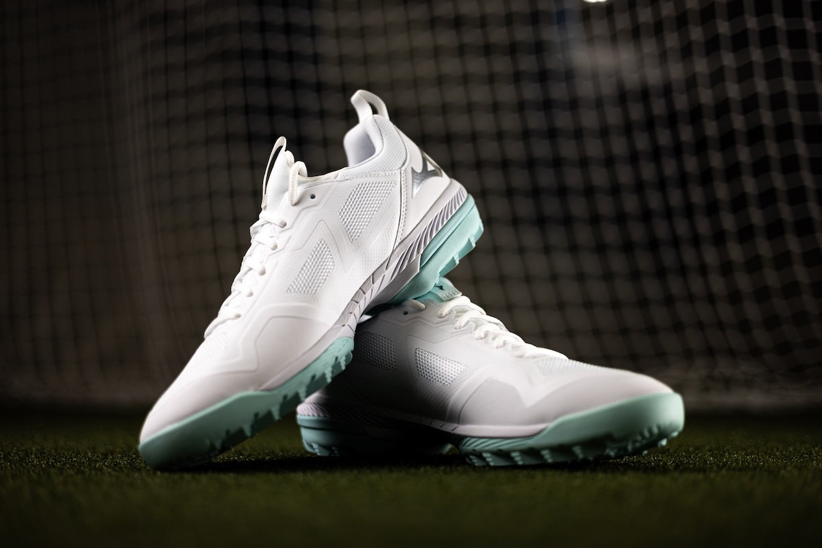 Mizuno Wave Panthera 2 Hockey Shoes White/Blue Tint 25/26 | ONE Sports Warehouse