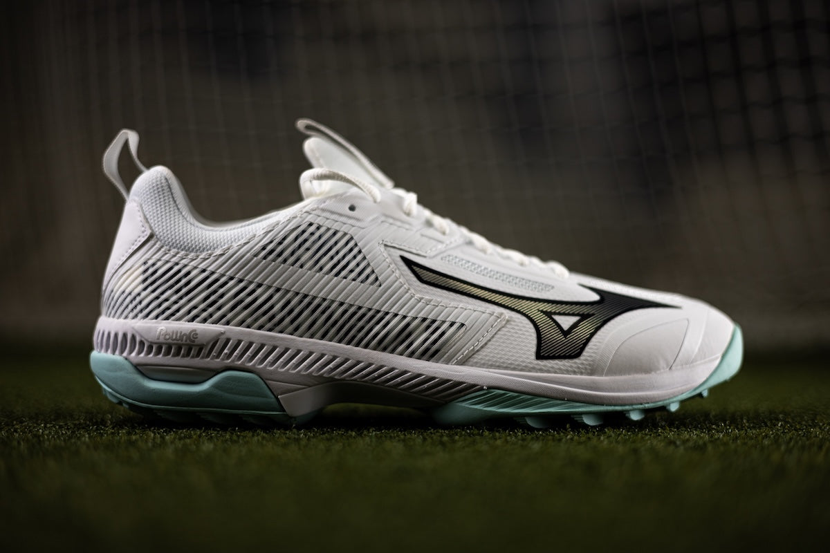 Mizuno Wave Panthera 2 Hockey Shoes White/Blue Tint 25/26 | ONE Sports Warehouse