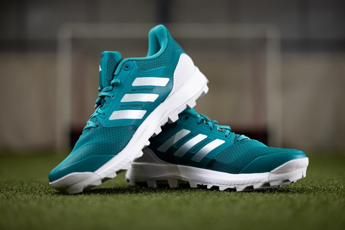 Adidas Flexcloud 2.1 Green Hockey Shoes 25/26 | ONE Sports Warehouse