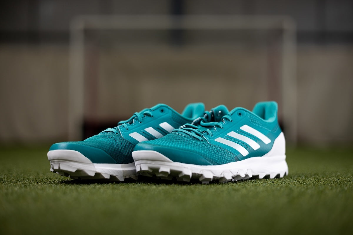 Adidas Flexcloud 2.1 Green Hockey Shoes 25/26 | ONE Sports Warehouse