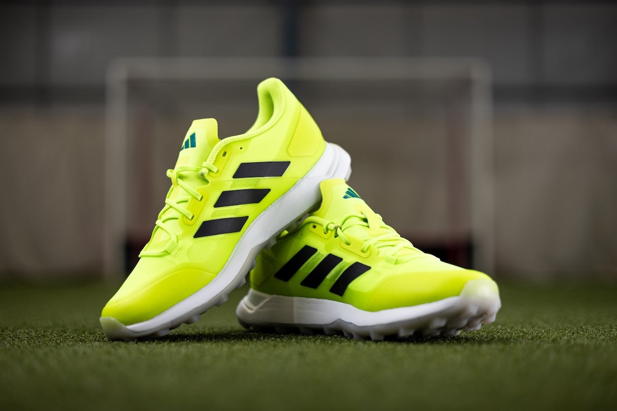 Adidas Zone Dox 2.2S Yellow Hockey Shoes 25/26 | ONE Sports Warehouse