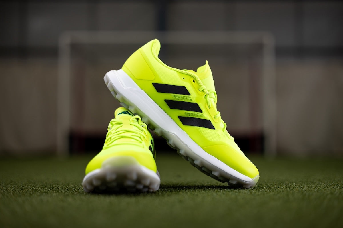 Adidas Zone Dox 2.2S Yellow Hockey Shoes 25/26 | ONE Sports Warehouse