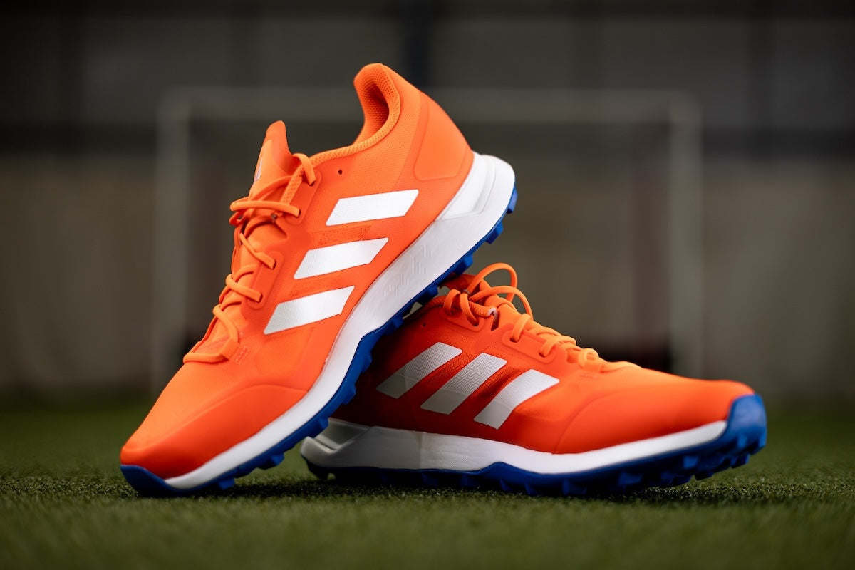 Adidas Zone Dox 2.2S Orange Hockey Shoes 25/26 | ONE Sports Warehouse