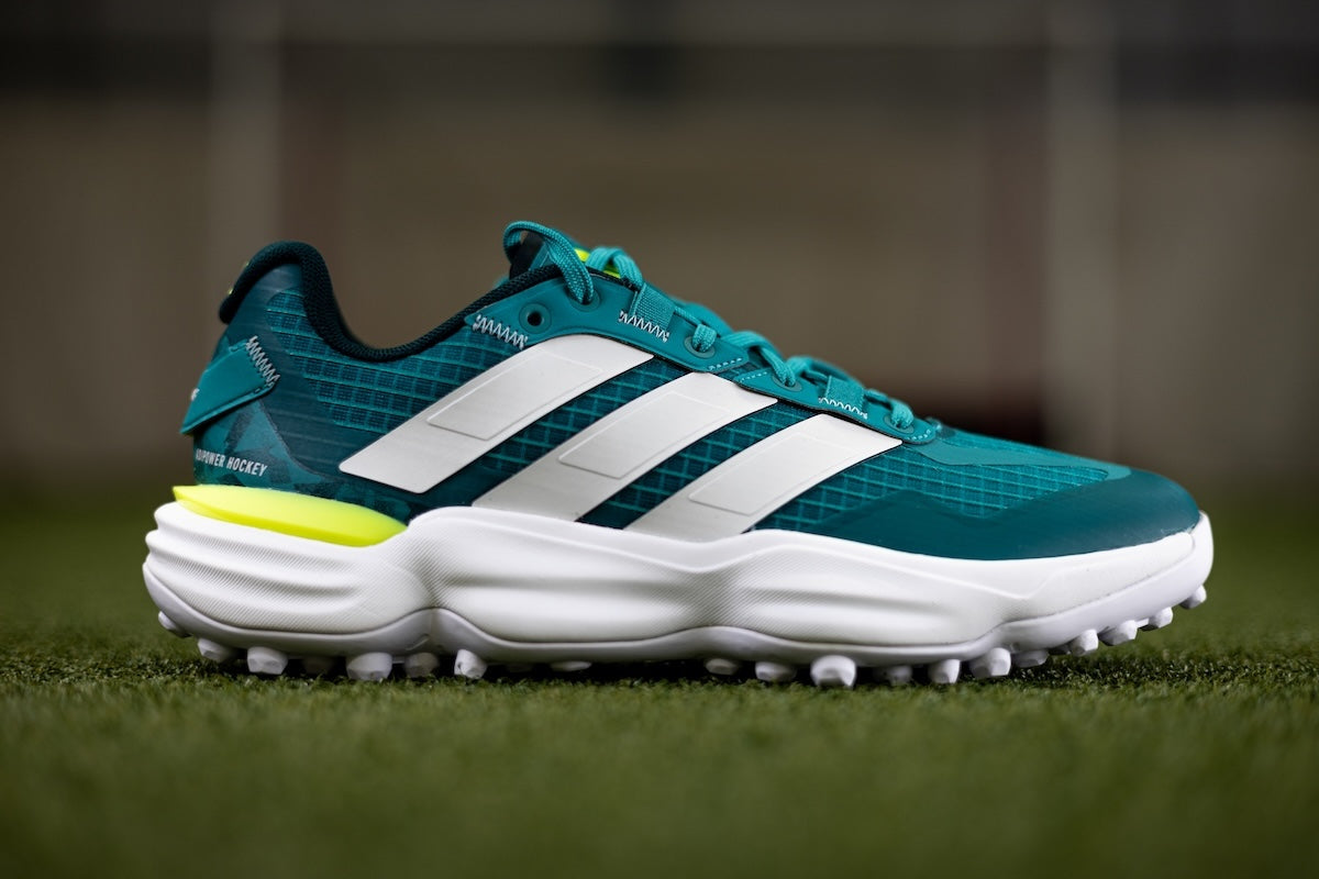 Adidas Adipower Hockey 3 Green Shoe 25/26 | ONE Sports Warehouse Adidas Adipower Hockey 3 Green Shoe 25/26 | ONE Sports Warehouse