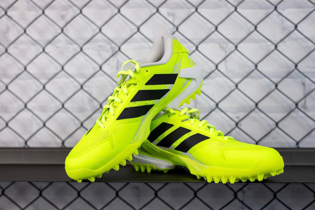 Adidas Adizero Lux 3 Yellow Hockey Shoes 25/26 | ONE Sports Warehouse