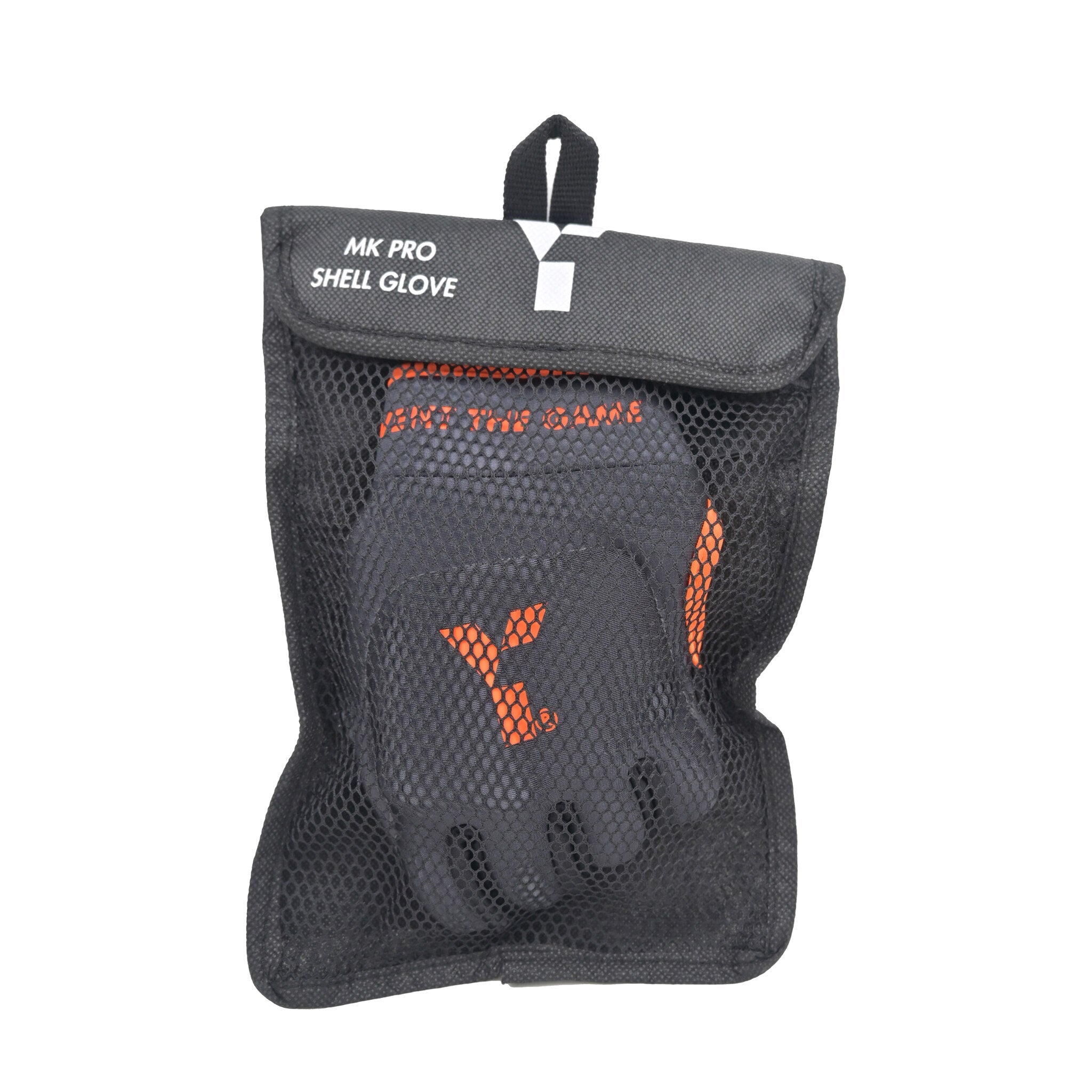 MK PRO Shell Glove - Short (Grey/Orange) — Back View | ONE Sports Warehouse
