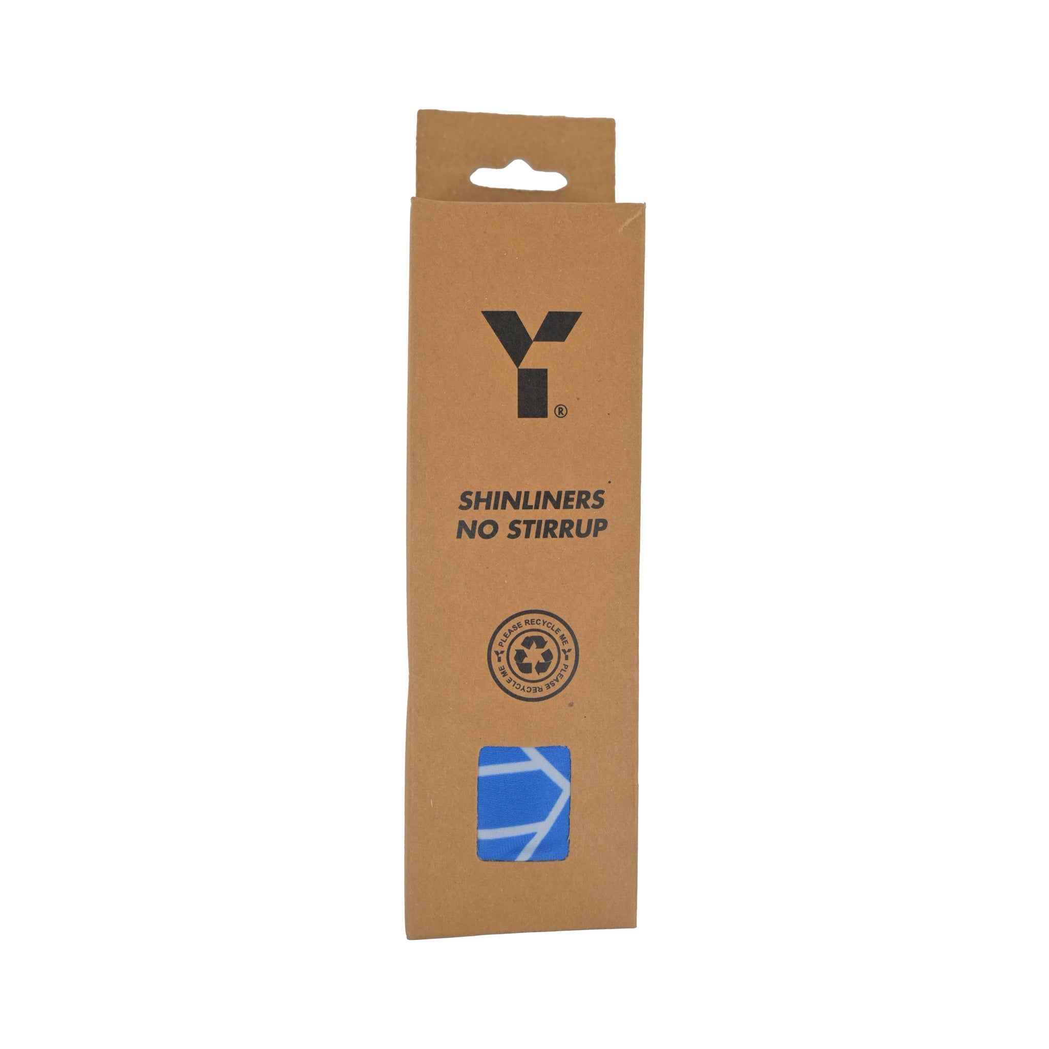 Shin Liner (Elastic) - Blue — Side View | ONE Sports Warehouse