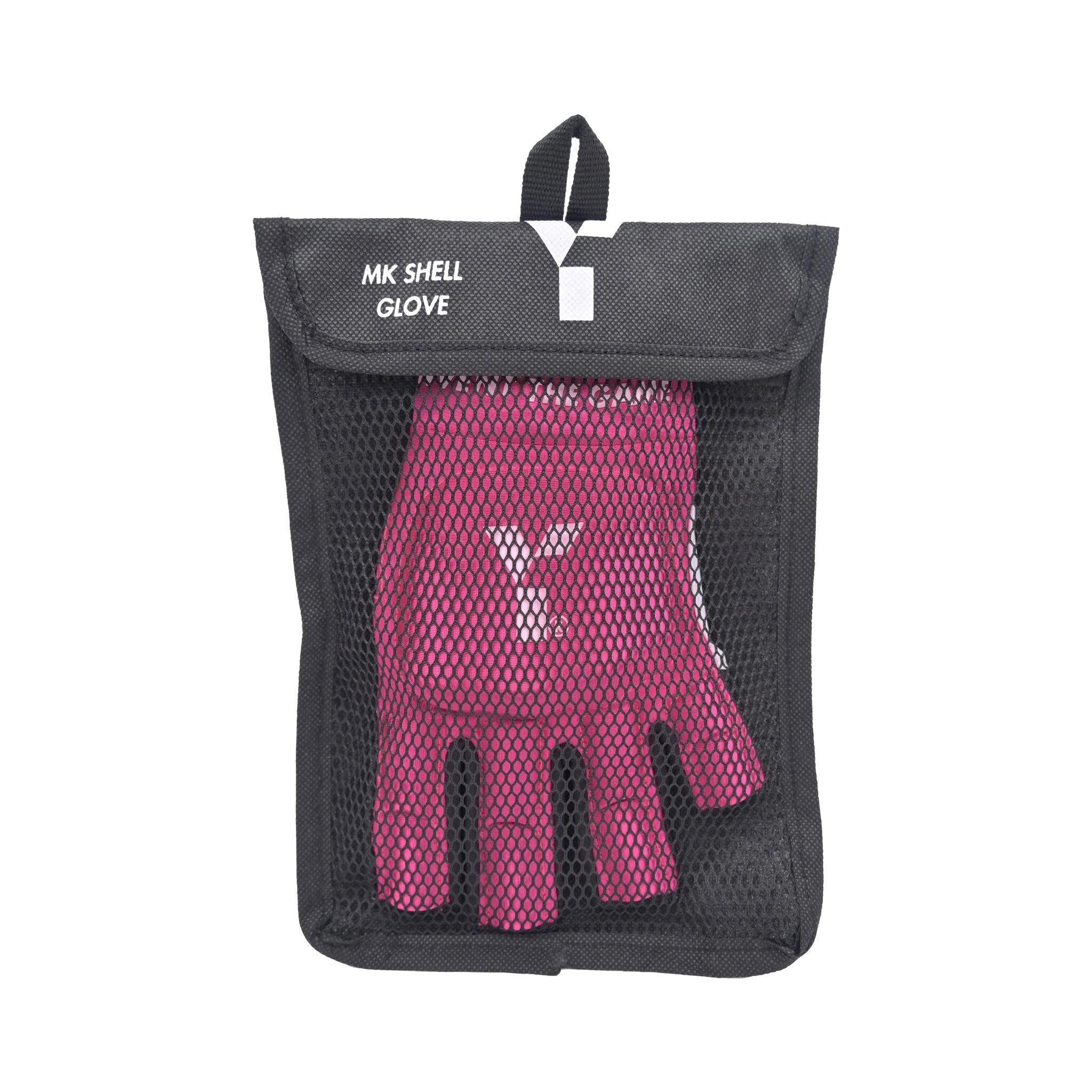 MK Shell Glove - Long (Pink/White) — Back View | ONE Sports Warehouse