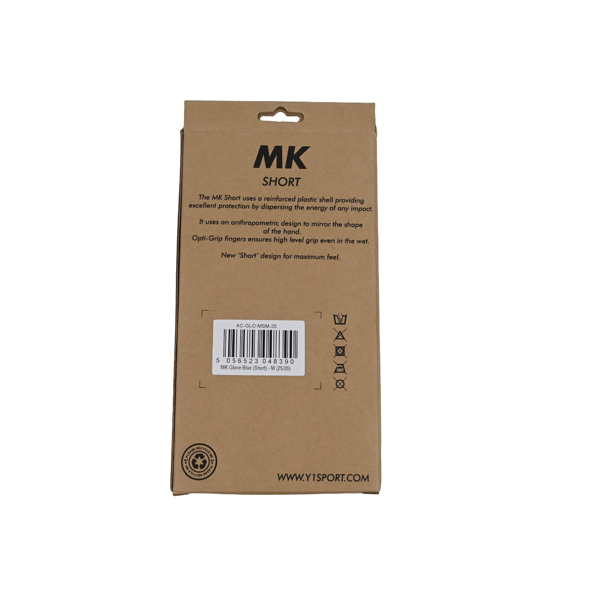 Y1 MK Glove Blue (Short) 25/26 | ONE Sports Warehouse