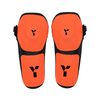 Y1 PCD Knee Protectors - Black/Orange (One Size) 25/26 | ONE Sports Warehouse