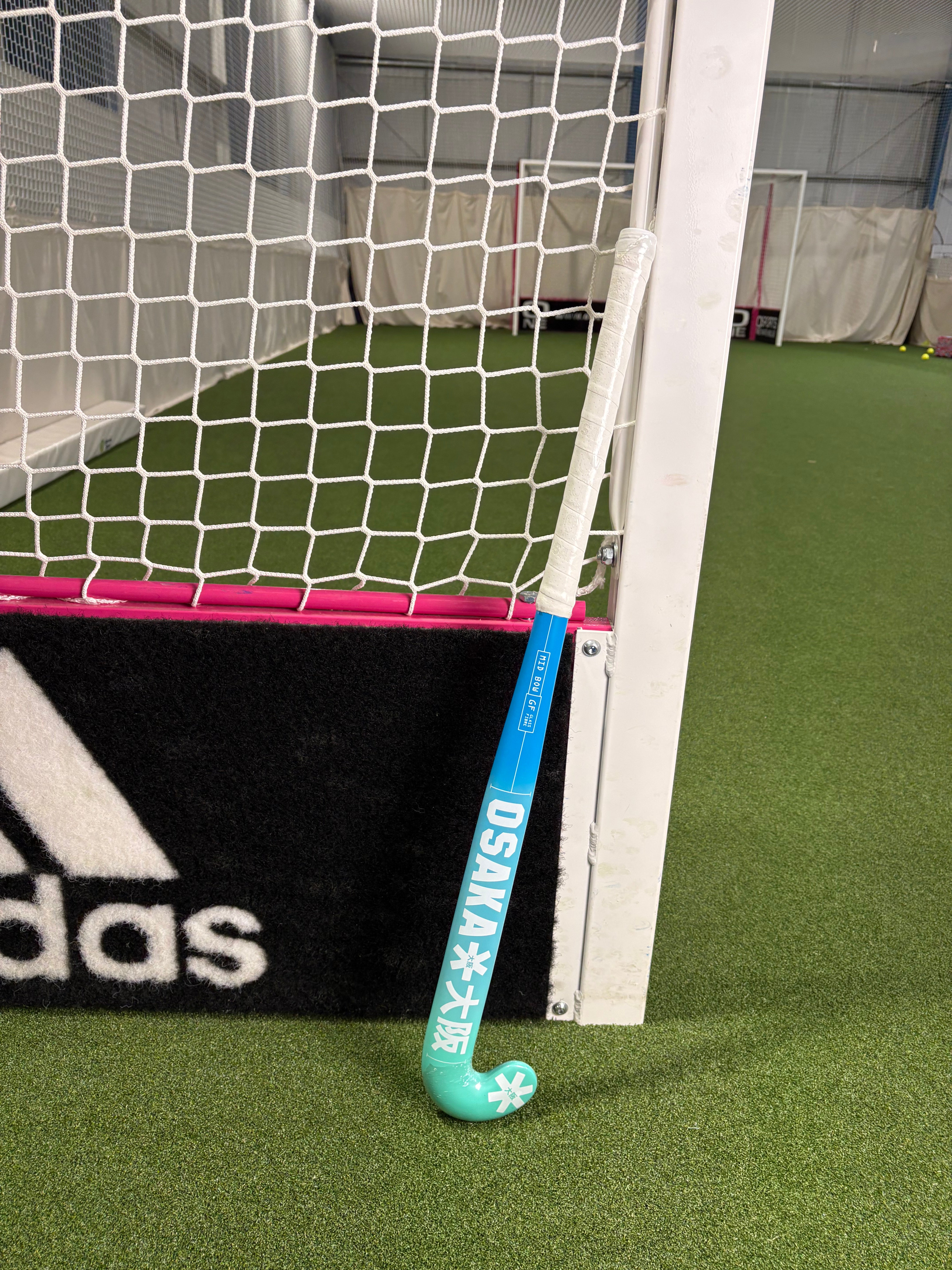 Osaka Mid Bow GF Blue Junior Hockey Stick Ex-Display | ONE Sports Warehouse