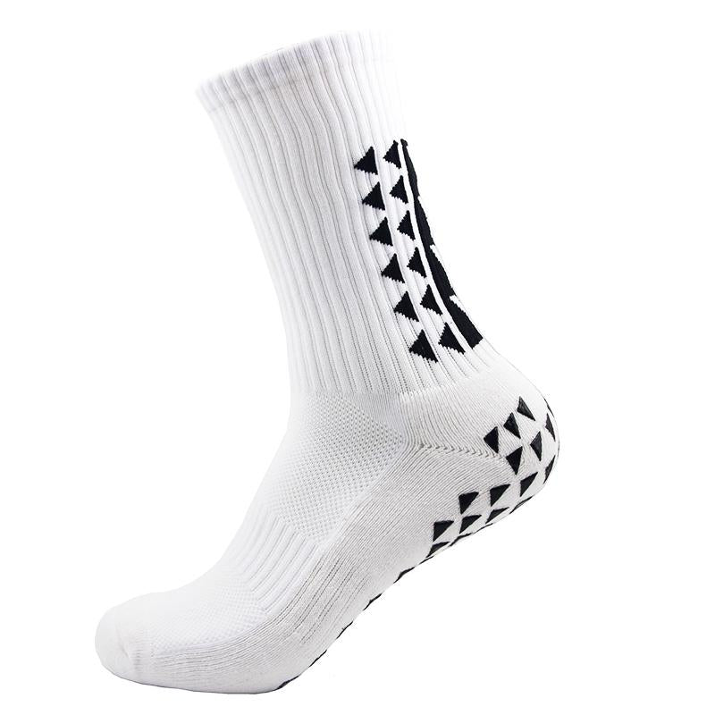 Anti-Slip Socks - White — Side View | ONE Sports Warehouse