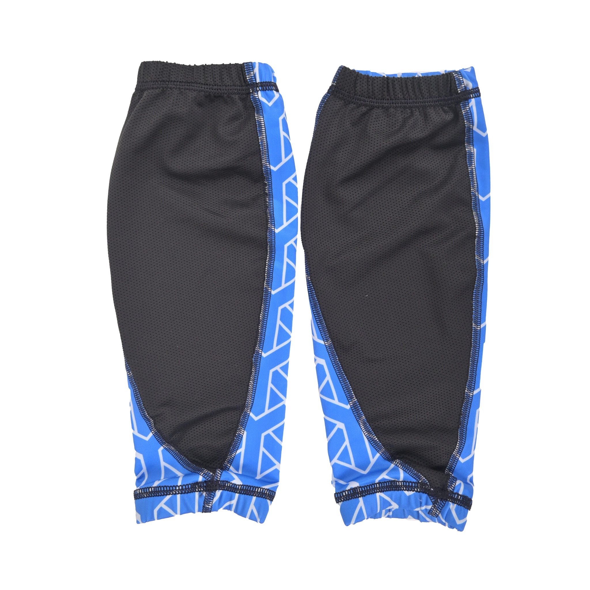 Shin Liner (Elastic) - Blue — Back View | ONE Sports Warehouse