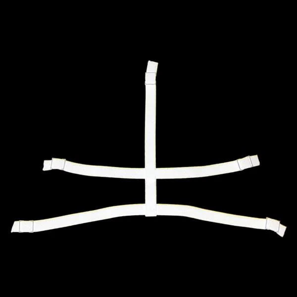 OBO CK/FG Helmet Elasticated Straps White | ONE Sports Warehouse