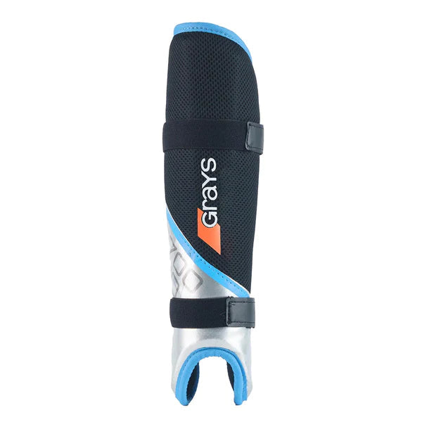 Grays G700 Pro Shin Pads Black/Blue 25/26 | ONE Sports Warehouse