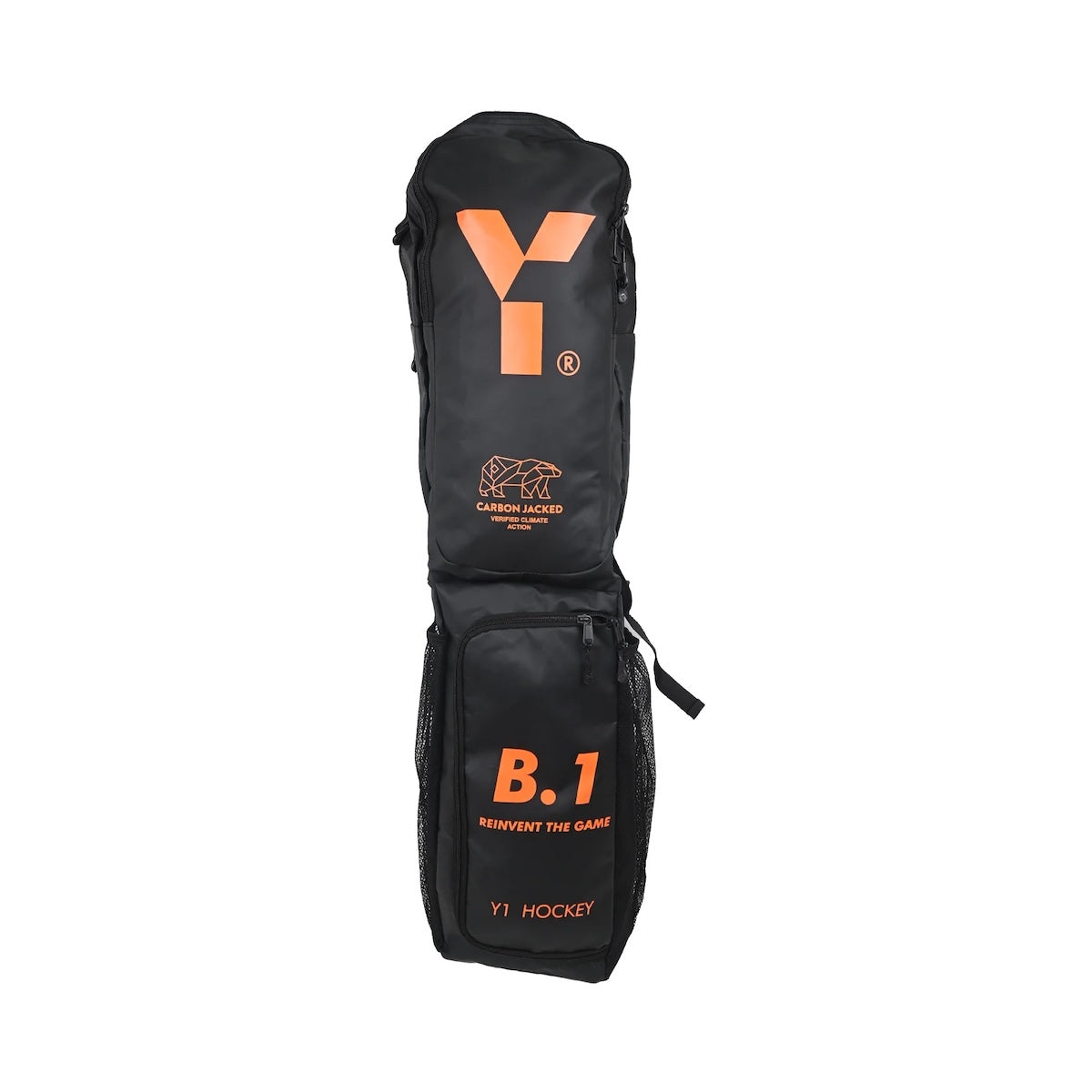 Y1 B.1 Hockey Stick Bag Black/Orange 25/26 | ONE Sports Warehouse