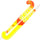 Grays UB5 Fluoro Yellow/Orange Junior Hockey Stick 25/26 | ONE Sports Warehouse