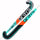 Grays MB6 Black/Aqua Junior Hockey Stick 25/26 | ONE Sports Warehouse