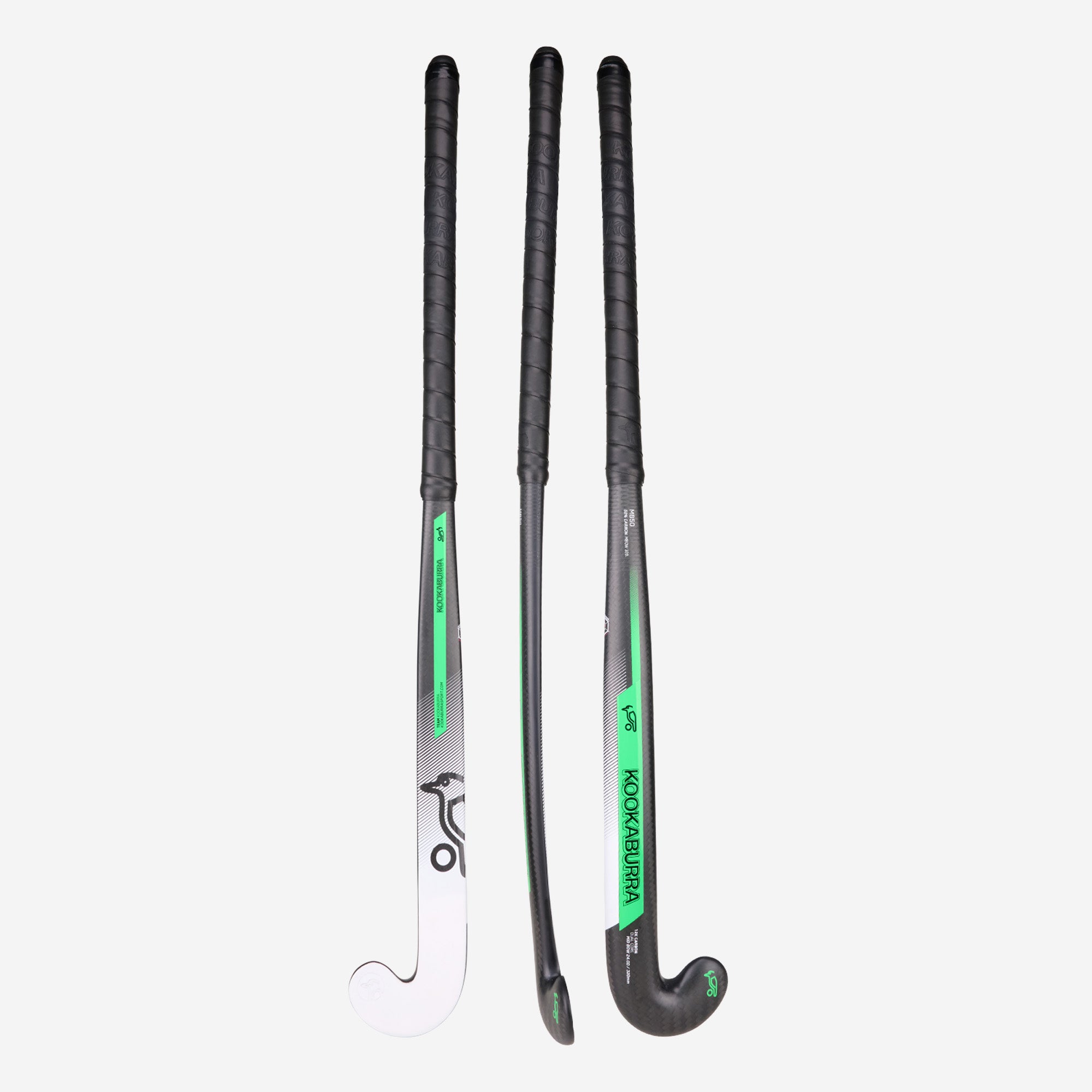 Kookaburra MB 50 hockey stick (25) – head and graphics detail