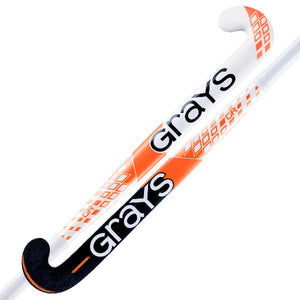Grays GR6000 Dynabow Hockey Stick White/Orange-ONE Sports Warehouse