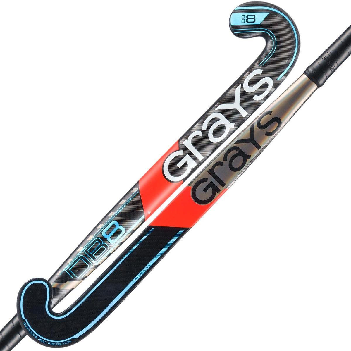 Grays DB8 Black/Blue Hockey Stick 25/26 | ONE Sports Warehouse