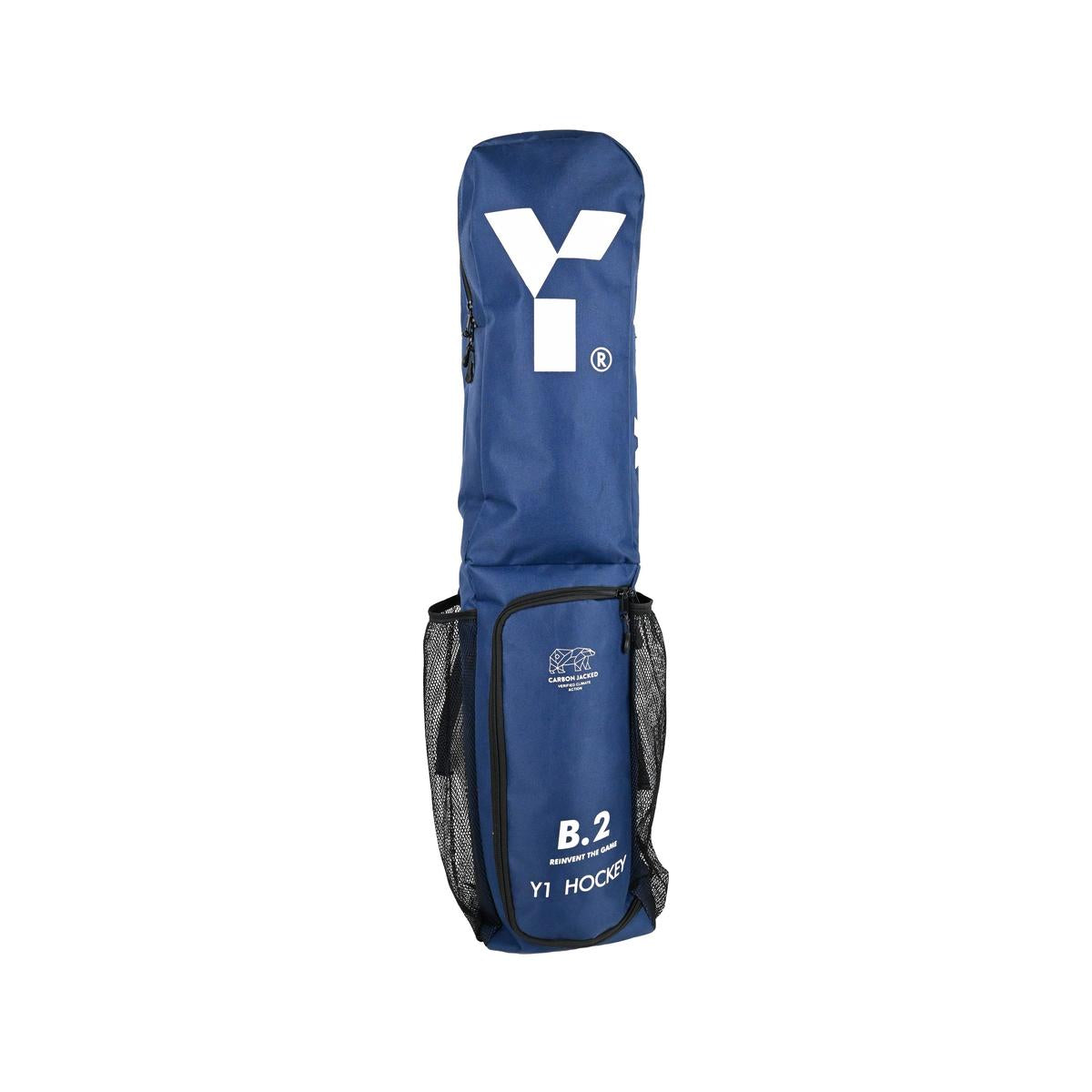 Y1 B.2 Hockey Stick Bag Navy/White 25/26 | ONE Sports Warehouse