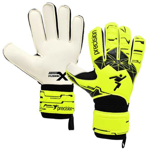 Precision Junior Fusion X Flat Cut Essential GK Gloves - ONE Sports Warehouse