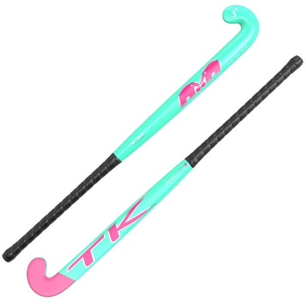 TK 3 Control Bow Junior Hockey Stick Aqua - one sports warehouse