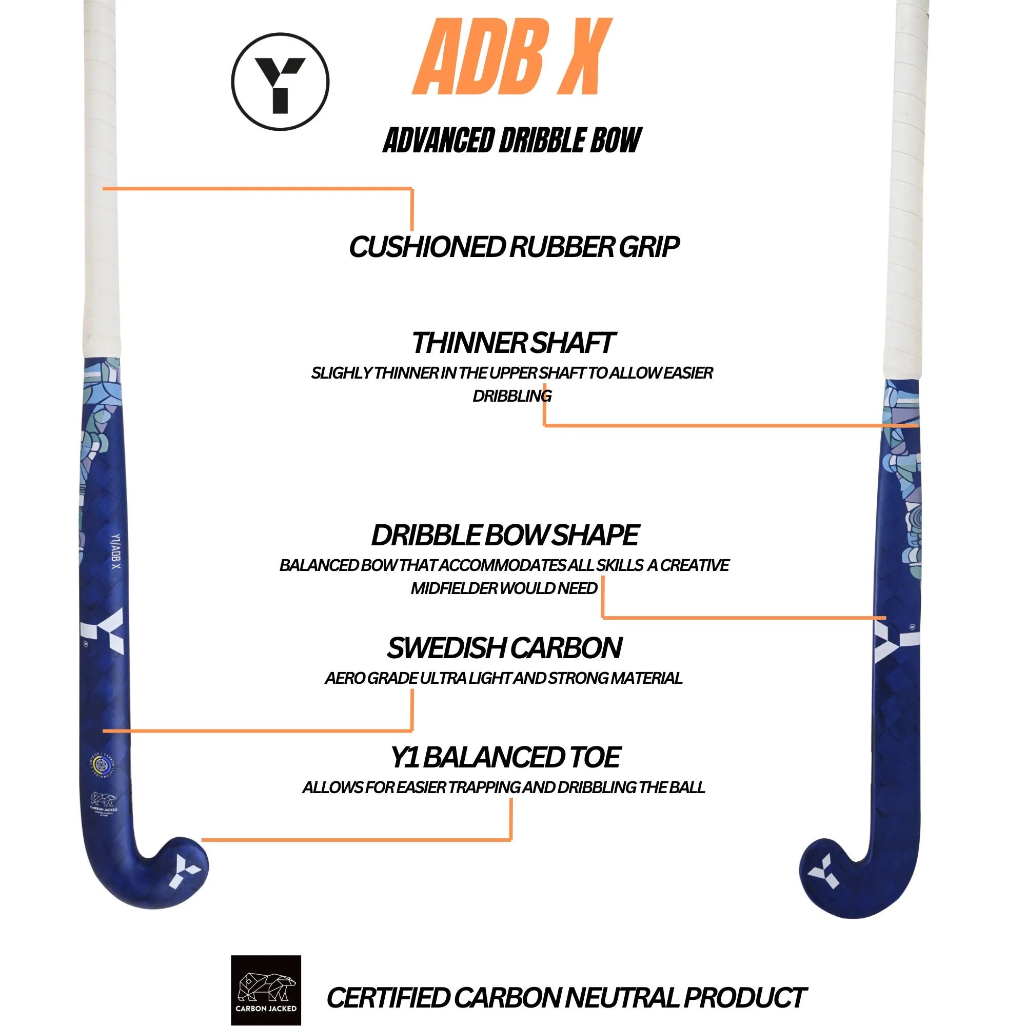 Y1 ADB X Hockey Stick | ONE Sports Warehouse