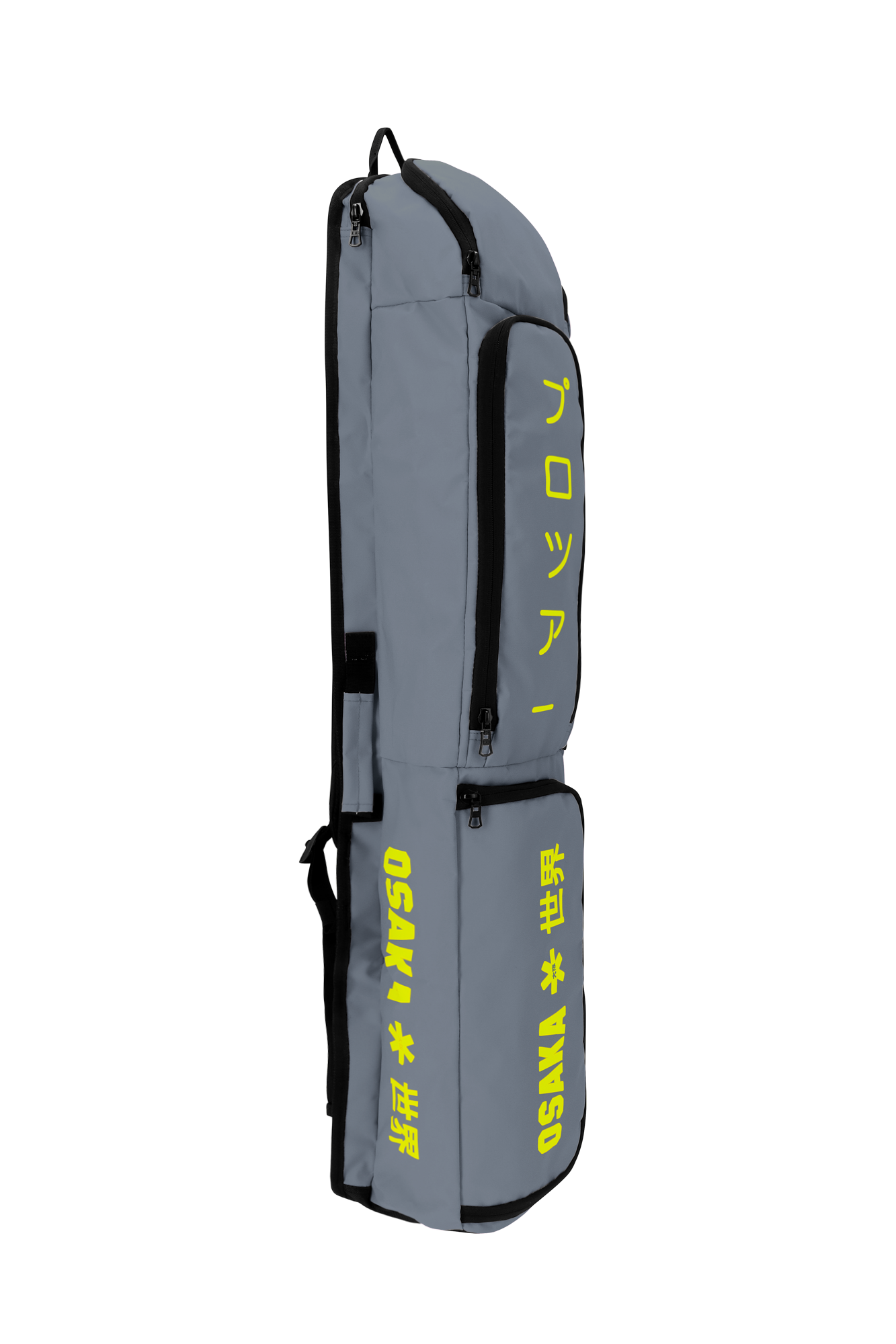 Osaka Pro Tour Medium Stickbag Grey/Yellow-ONE Sports Warehouse