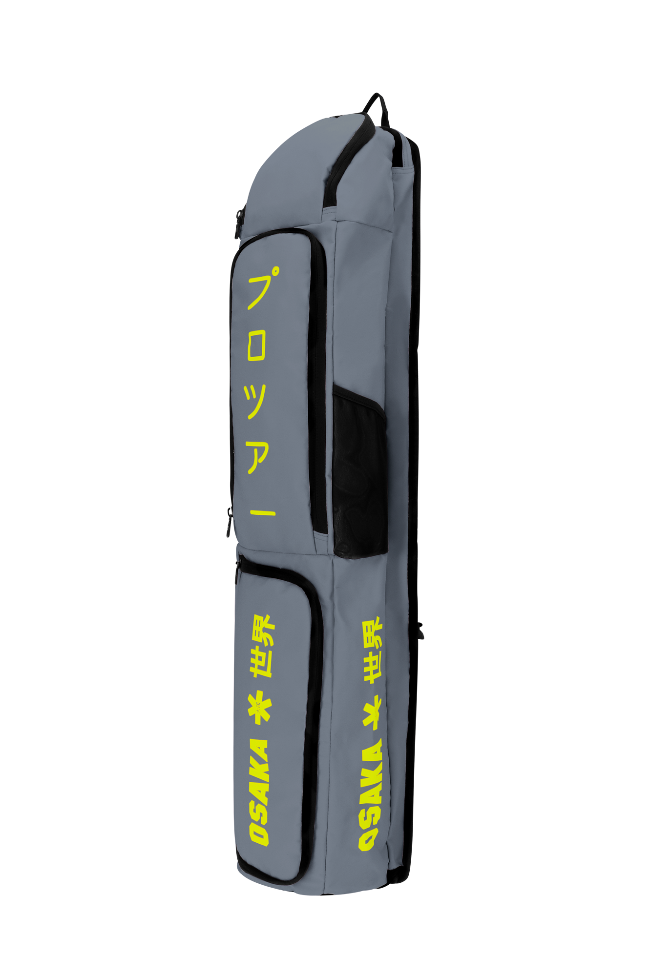 Osaka Pro Tour Medium Stickbag Grey/Yellow-ONE Sports Warehouse