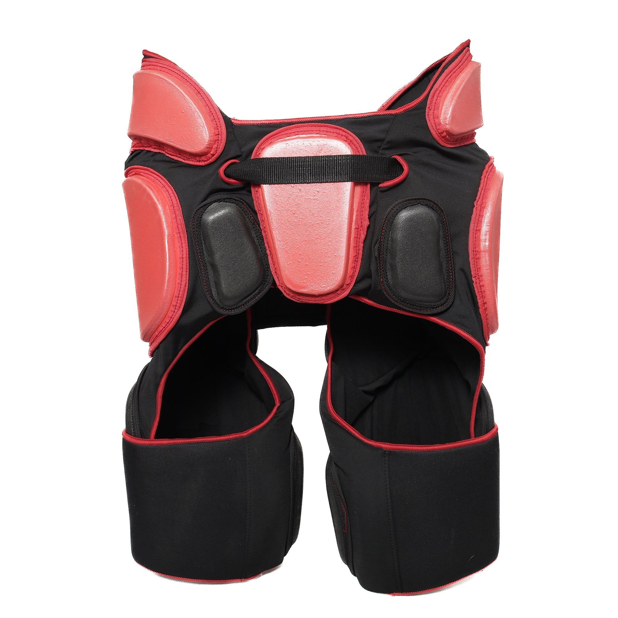 Mercian Evolution 1 Goalkeeping Girdle with Overshorts Black/Red - rear view (2)
