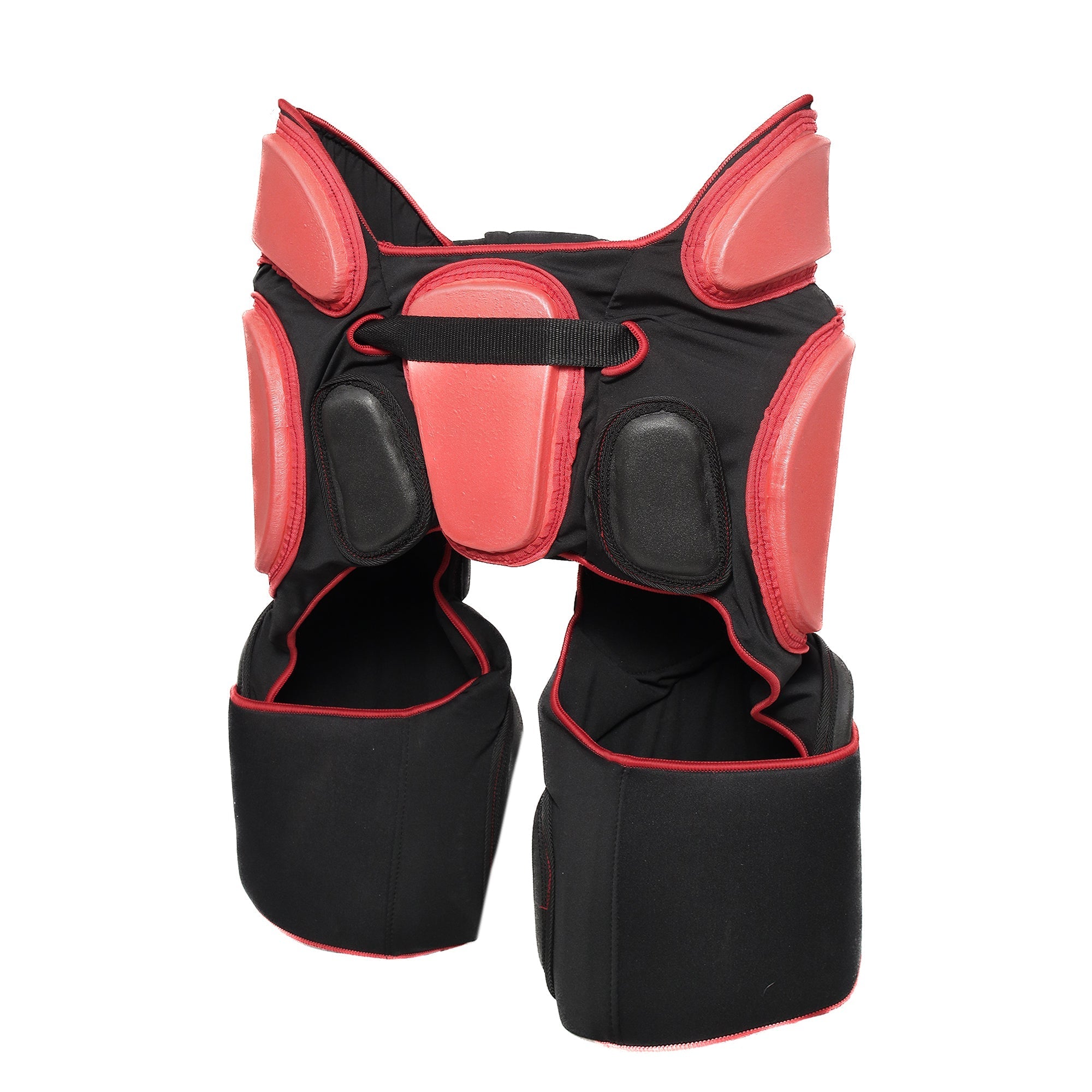 Mercian Evolution 1 Goalkeeping Girdle with Overshorts Black/Red - rear view (3)