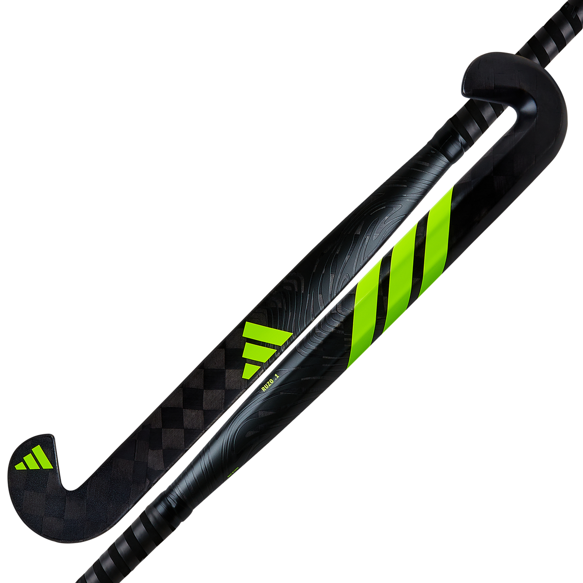 Adidas Ruzo .1 Black/Lucid Lemon Hockey Stick 25/26 | ONE Sports Warehouse