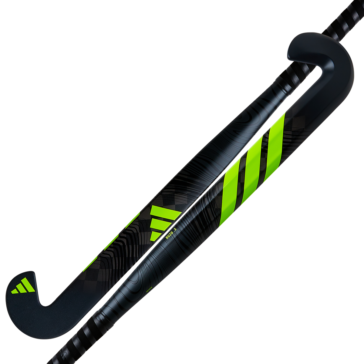 Adidas Ruzo .3 Black/Lucid Lemon Hockey Stick 25/26 | ONE Sports Warehouse