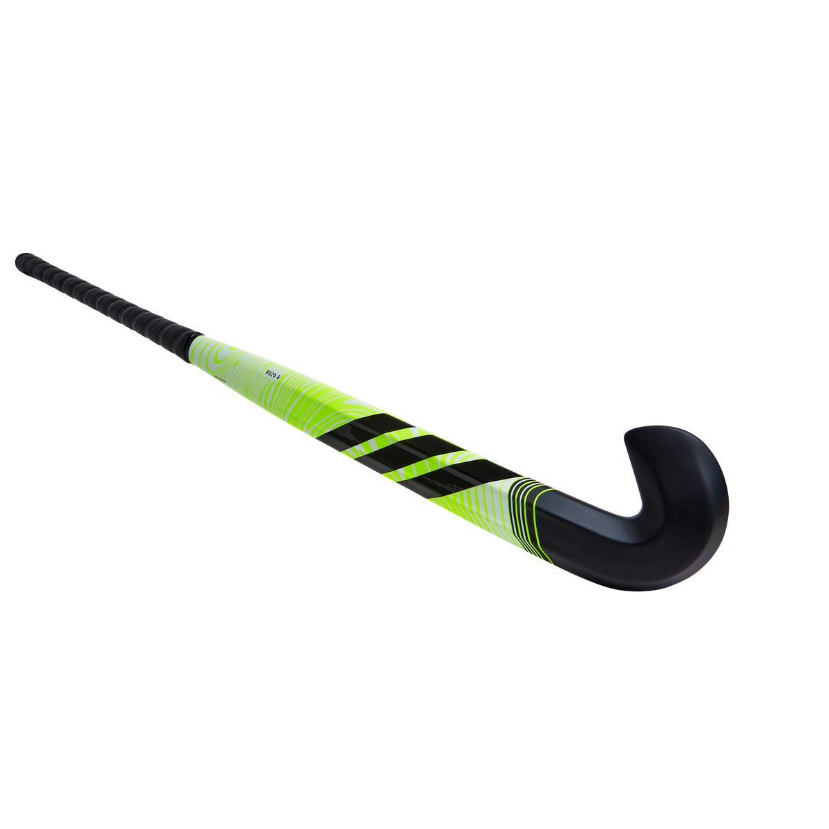 Adidas Ruzo .6 Metallic Grey/Lucid Lemon Junior Hockey Stick 25/26 | ONE Sports Warehouse
