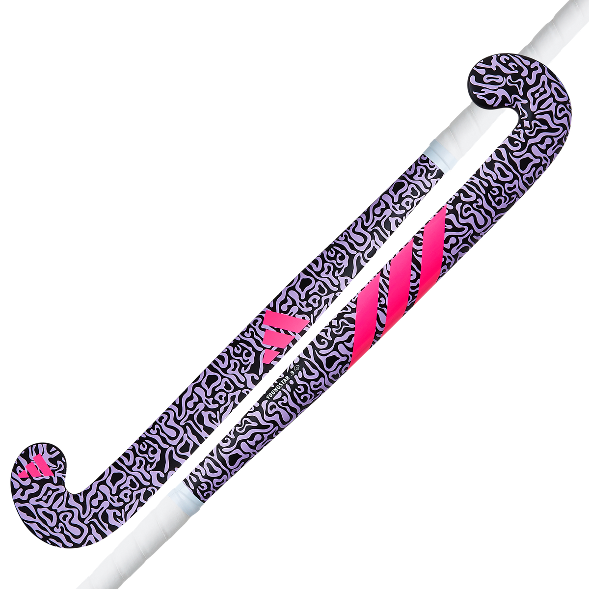 Adidas Youngstar .9 Powder Plum/Black Junior Hockey Stick 25/26 | ONE Sports Warehouse