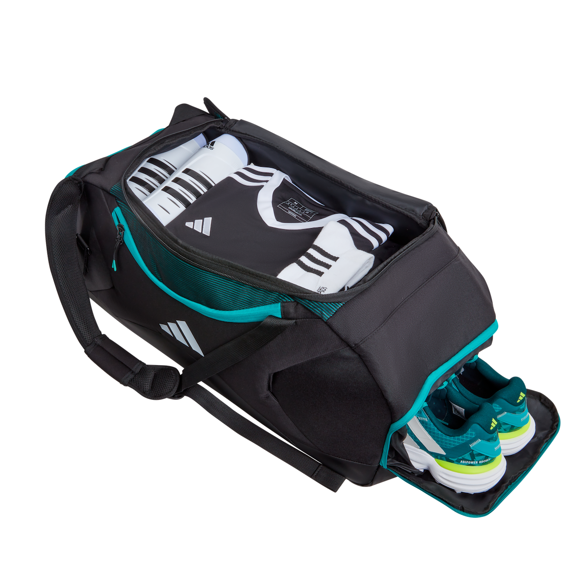 Adidas X-Symbolic .3 Hockey Holdall Black/Pure Teal 25/26 | ONE Sports Warehouse