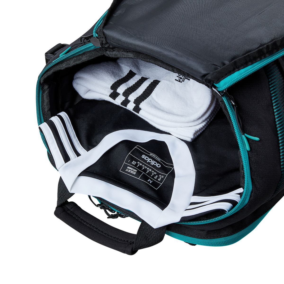 Adidas X-Symbolic .3 Hockey Backpack Black/Pure Teal 25/26 | ONE Sports Warehouse