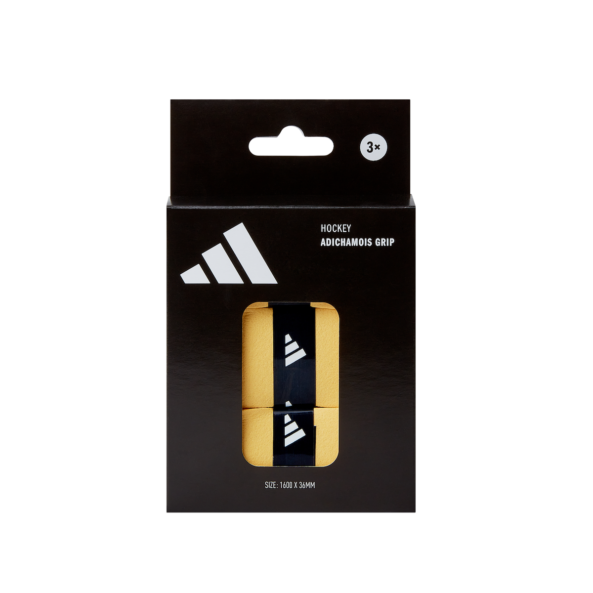 Adidas Adichamois Grip 3 Pack Yellow 25/26 | ONE Sports Warehouse
